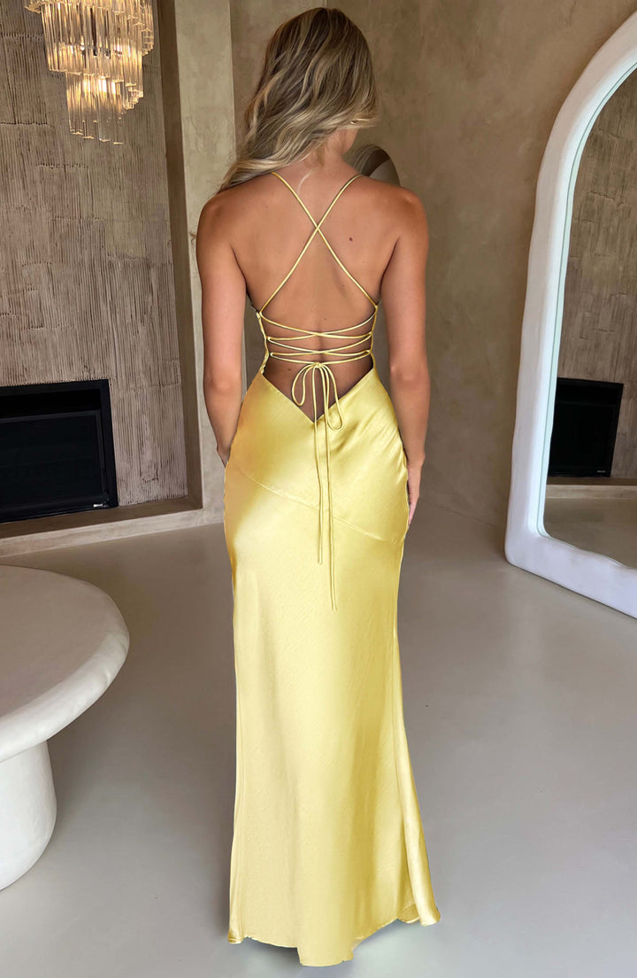 Niamh | Satin Maxi Dress
