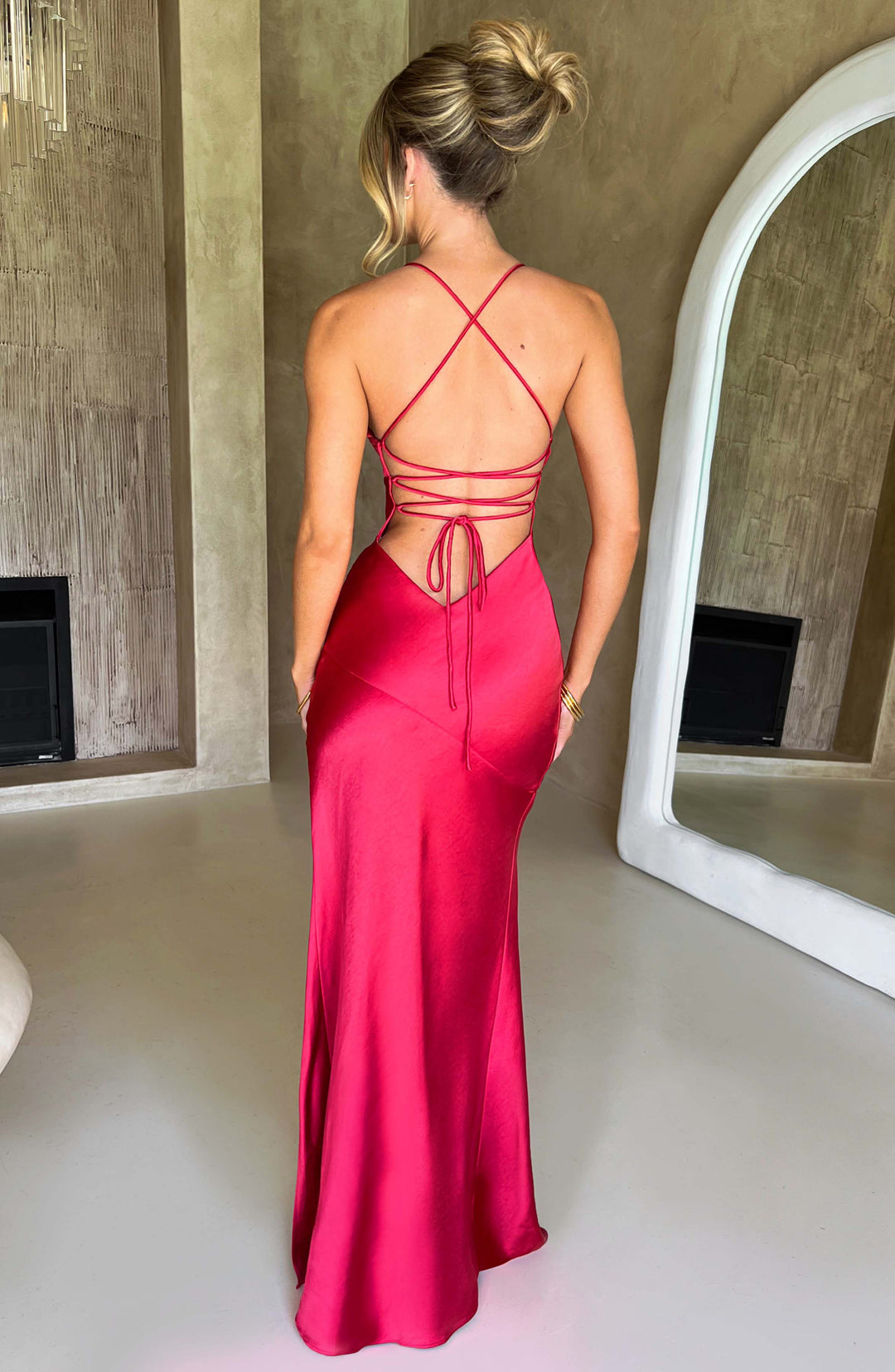 Niamh | Satin Maxi Dress