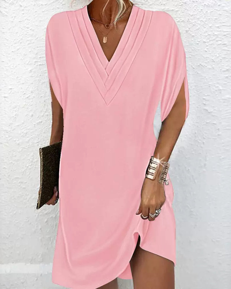 Amélie | Elegant V-Neck Dress