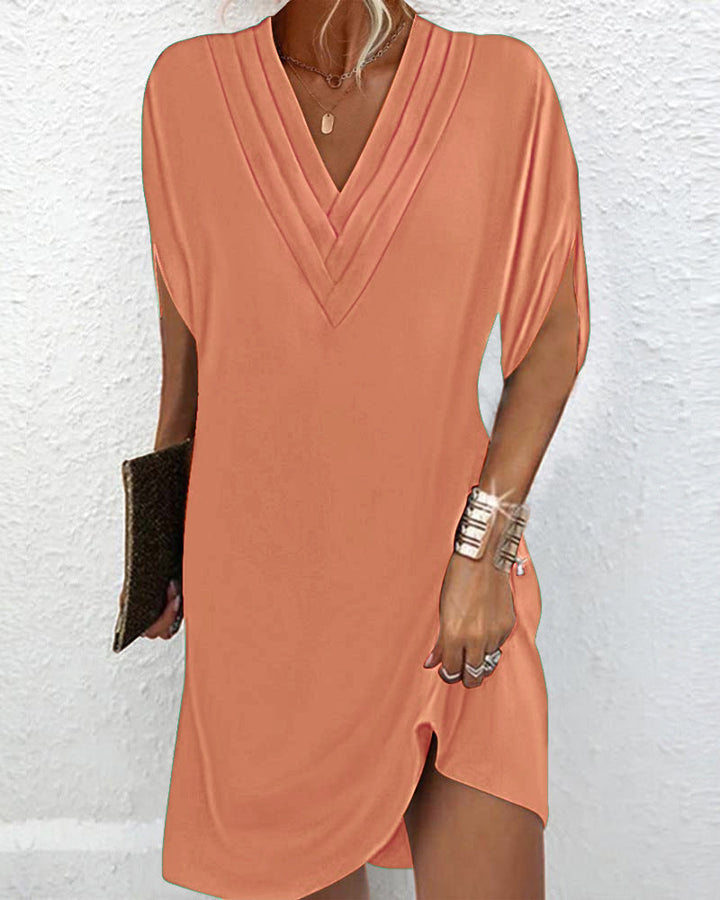Amélie | Elegant V-Neck Dress