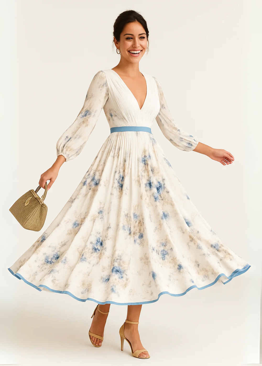 Annelise – Elegant Floral Maxi Dress
