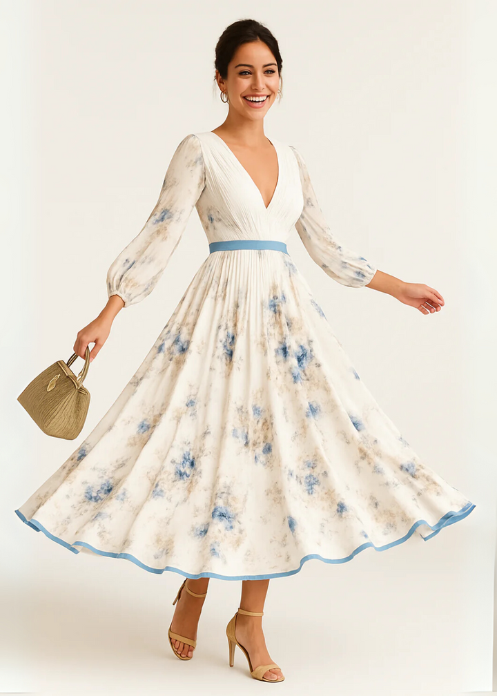 Annelise – Elegant Floral Maxi Dress