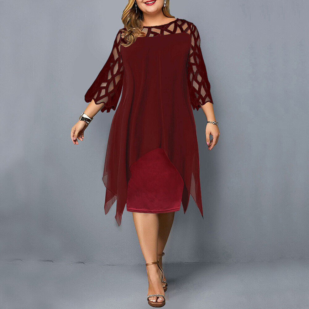 Isabella – Stylish Plus Size Midi Dress
