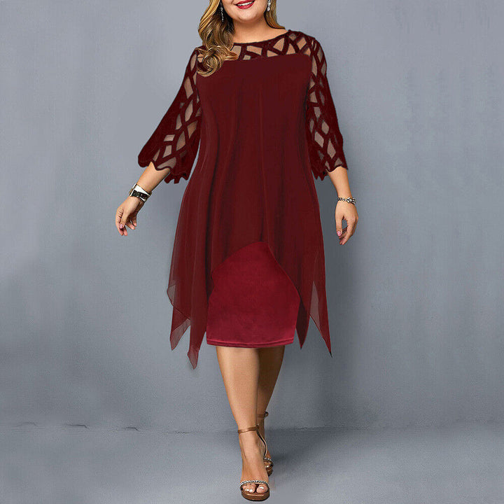 Isabella – Stylish Plus Size Midi Dress