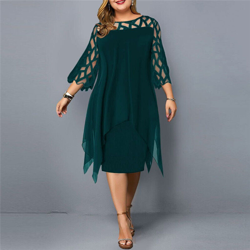 Isabella – Stylish Plus Size Midi Dress