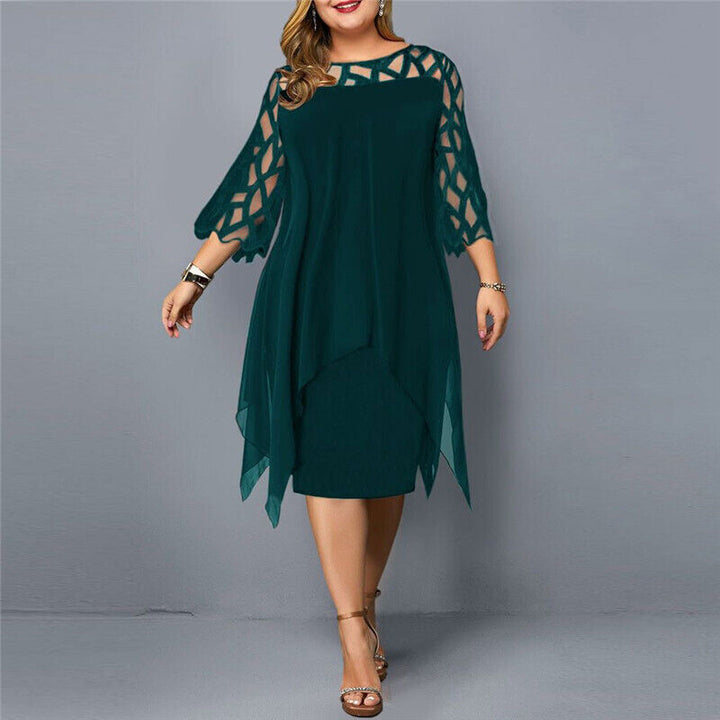 Isabella – Stylish Plus Size Midi Dress