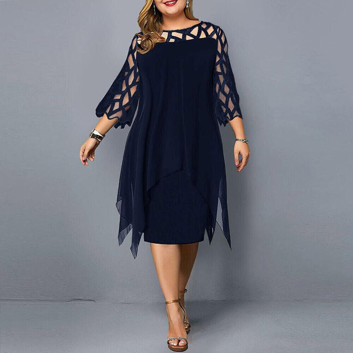 Isabella – Stylish Plus Size Midi Dress