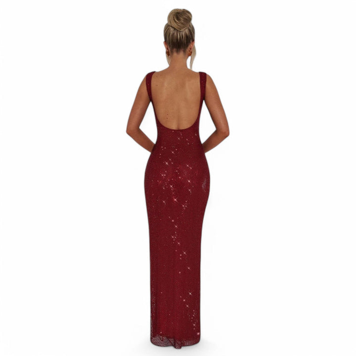 LANA MAXI DRESS - CHERRY