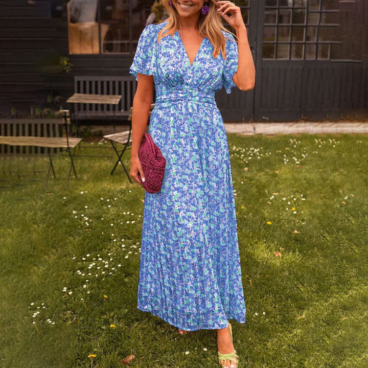 Naomi™ | Elegant V-Neck Dress