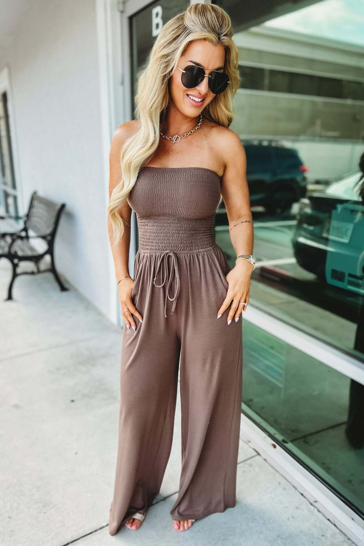 Stylish Off-Shoulder Jumpsuit