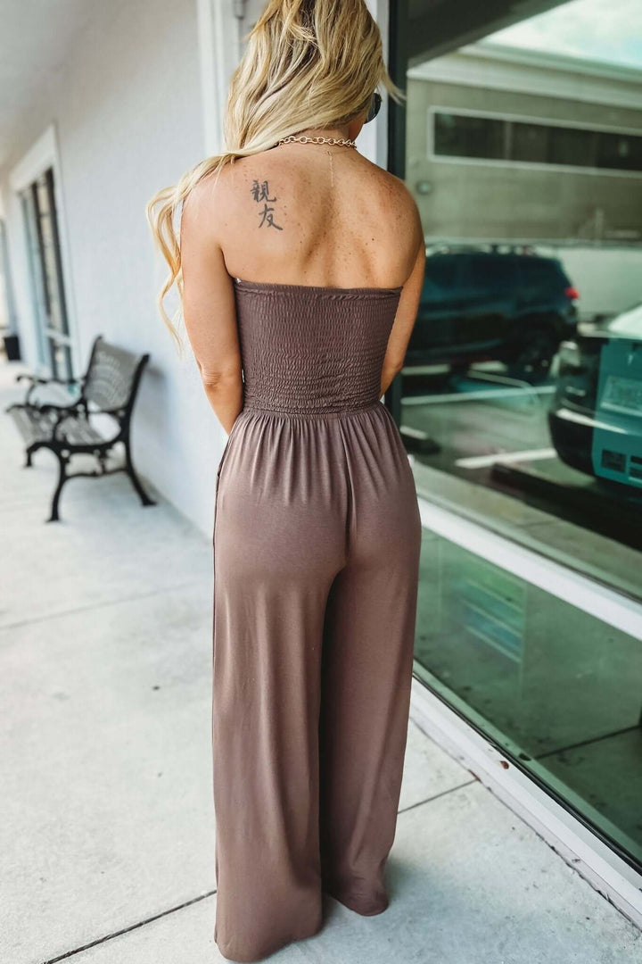 Stylish Off-Shoulder Jumpsuit