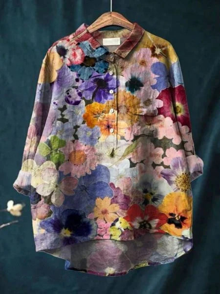 Emery™ | Elegant Floral Pattern Blouse