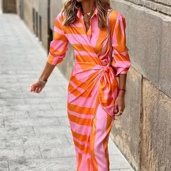 Vera – Printed Midi Dress