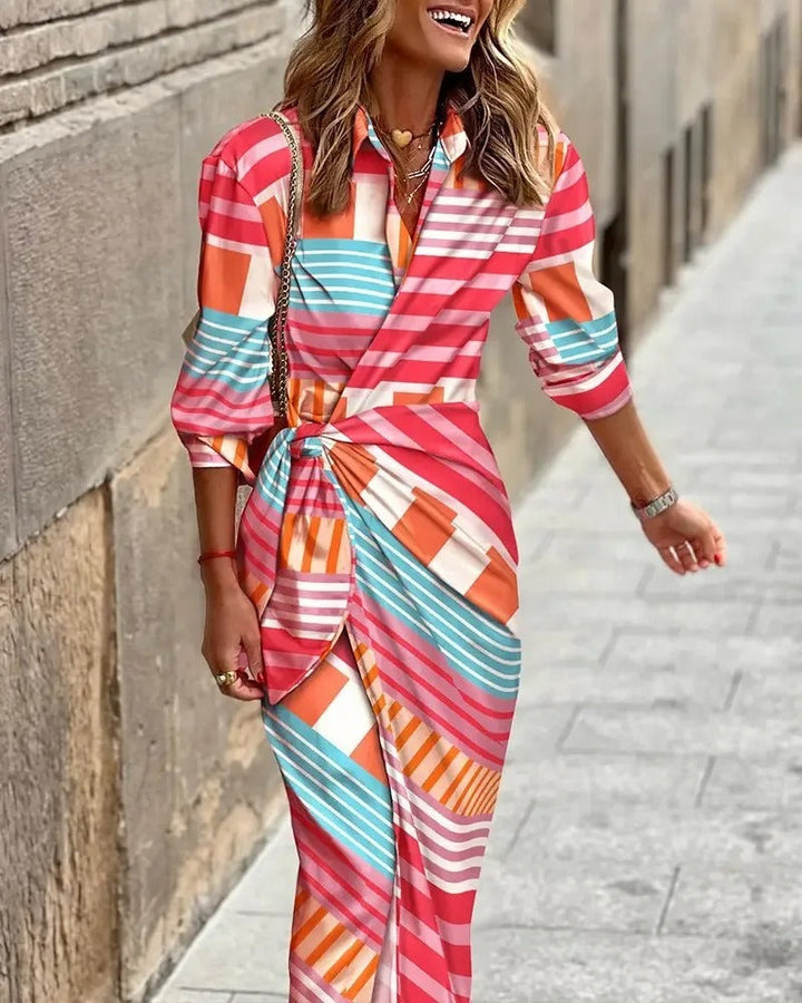 Vera – Printed Midi Dress