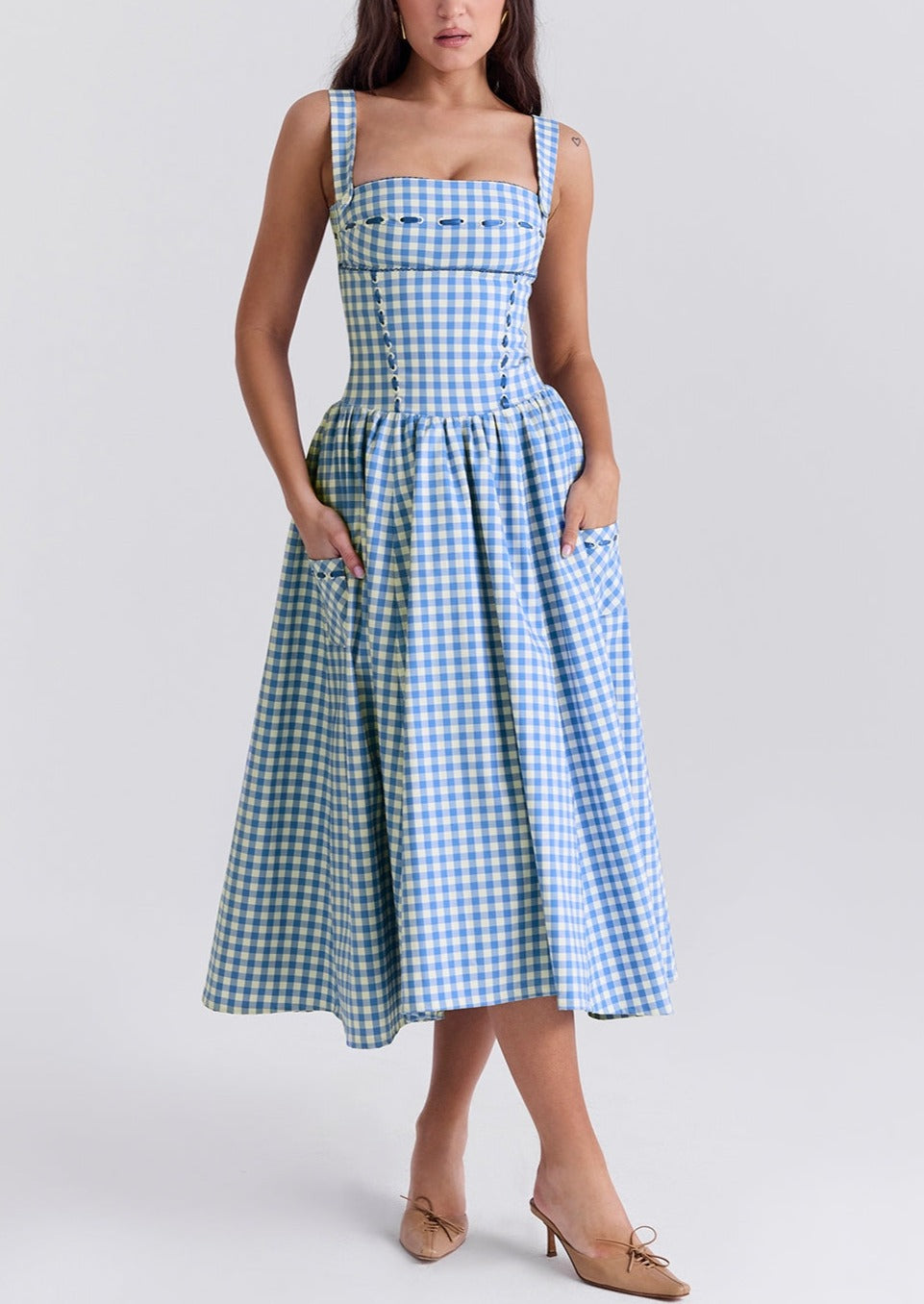 Saoirse | Sleeveless Midi Sundress