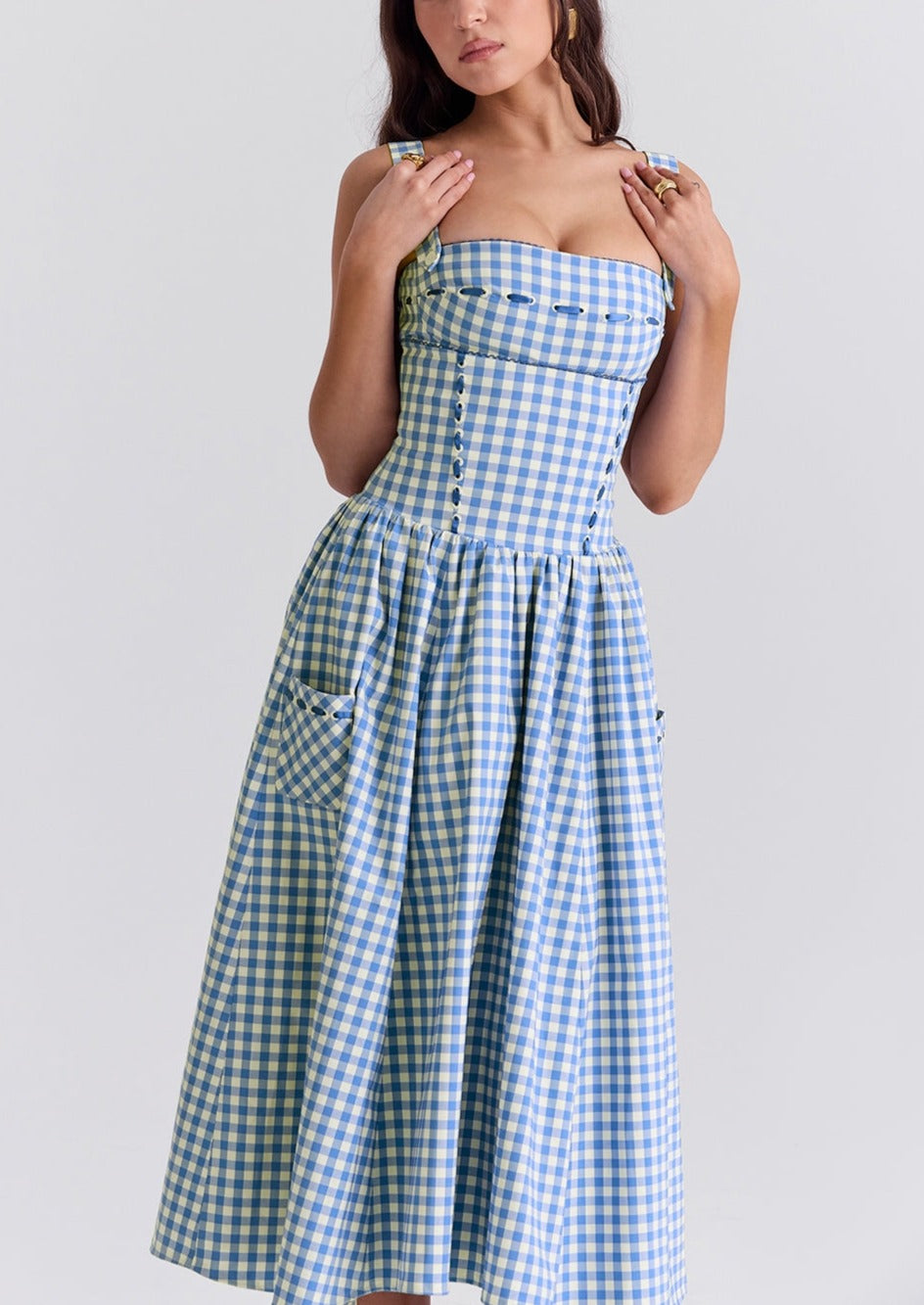 Saoirse | Sleeveless Midi Sundress