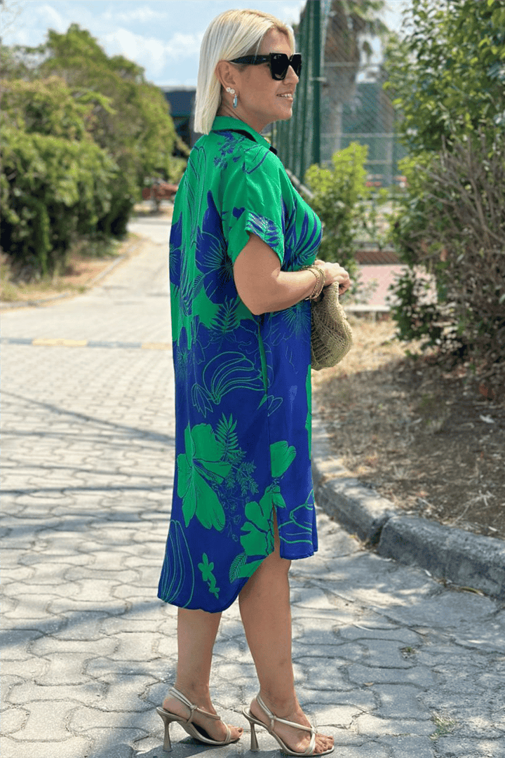 Naomi | Floral Shirt Dress